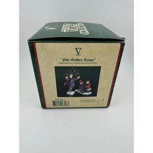 Dept 56 Dickens Village Five Golden Rings 12 Days of Christmas 58381